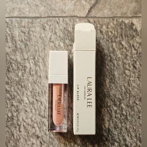 Laura Lee Los Angeles Lip Gloss In Nude Blossom 0.15fl Oz BNIB Discontinued